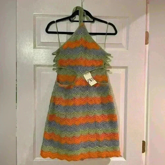 ZARA crotchet dress - Picture 1 of 4